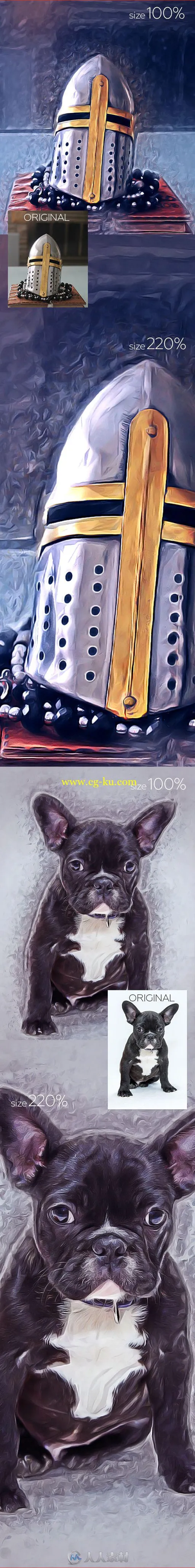 3种完美数字艺术效果PS动作的图片3