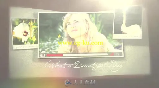 创意古老的书籍弹出照片视频幻灯片AE模板 Videohive Photo Pop Out Book 971755的图片3