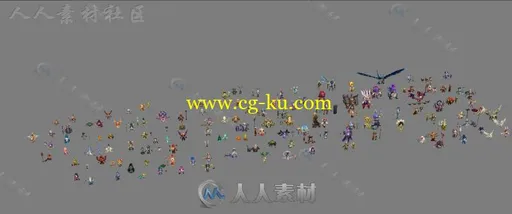 3D手游《师傅有妖气》全部角色怪物3D模型的图片12