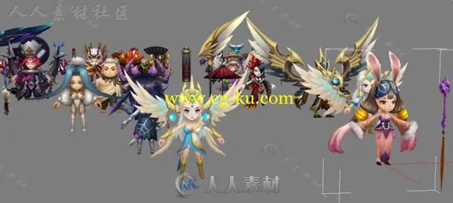 3D手游《师傅有妖气》全部角色怪物3D模型的图片15