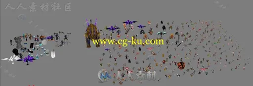 3D手游《烈魂传》整套3D模型的图片1