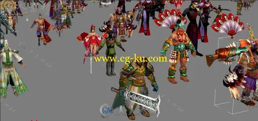 3D手游《烈魂传》整套3D模型的图片8