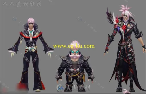 [神话] 神魔大陆朋克时装集合3D模型的图片2