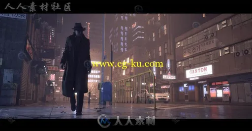 完整的城市街道场景环境3D模型合辑的图片12