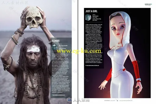 3D世界艺术杂志2017年6月刊 3D WORLD JUNE 2017的图片2