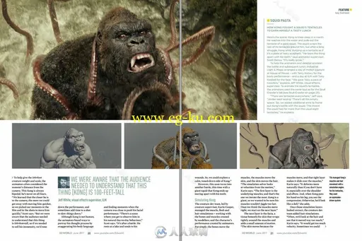 3D世界艺术杂志2017年6月刊 3D WORLD JUNE 2017的图片3
