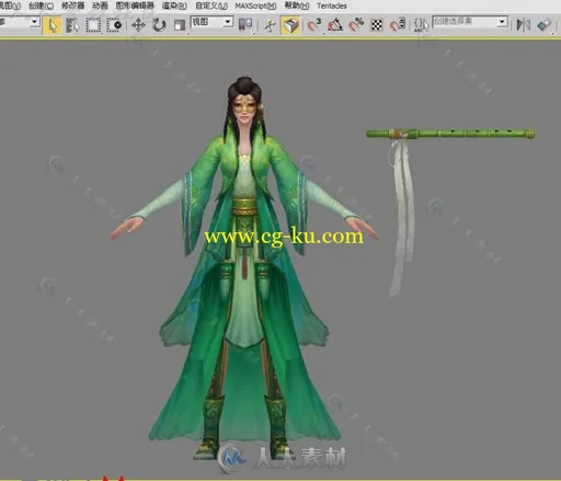 《神雕侠侣》全套角色动场景动画原画和贴图3D模型的图片3