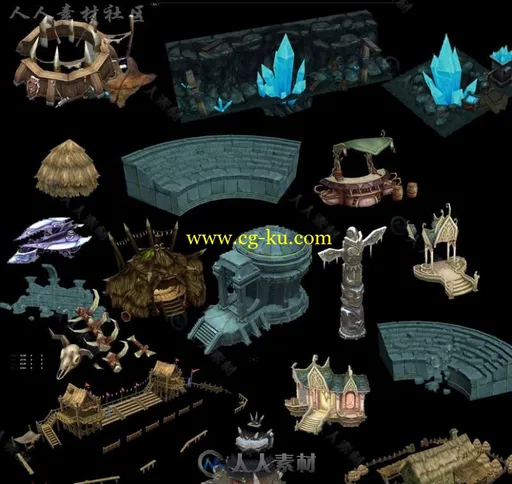 【地下城守护者】全套场景3D模型的图片2