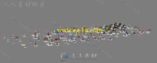 3D精品手游《圣剑契约》全套3D模型的图片1
