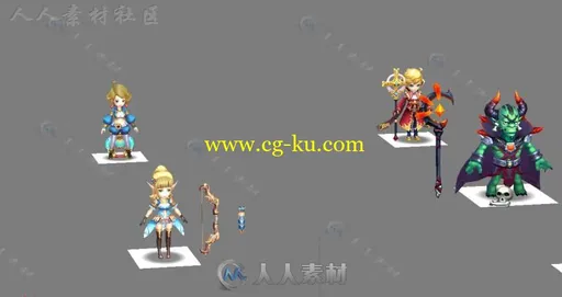 3D精品手游《圣剑契约》全套3D模型的图片10