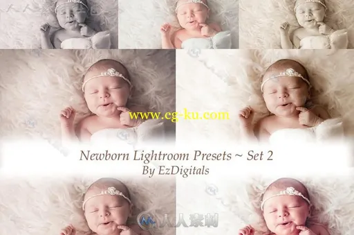 10款可爱新生儿灯光Lightroom预设的图片1