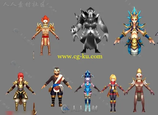3D手游《武器大师》全部角色武器3D模型的图片7