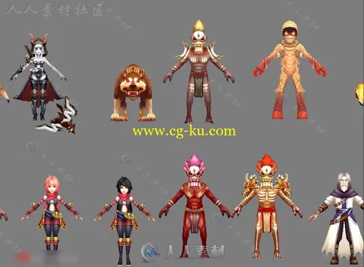 3D手游《武器大师》全部角色武器3D模型的图片8