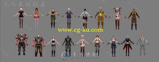 精品手游【全民枪战】整套3D模型的图片1