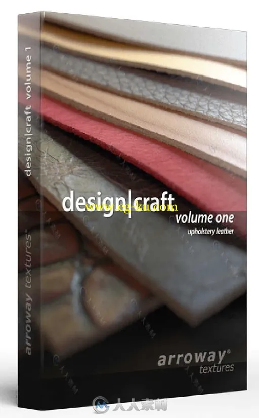 26组皮革风格纹理贴图完整合辑 ARROWAY DESIGN CRAFT VOLUME ONE COMPLETE的图片1
