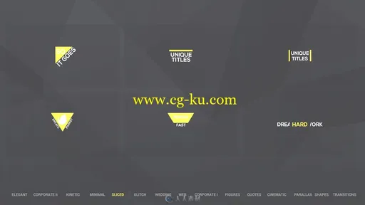200款独特的文字字幕标题排版动画AE模板Videohive 200 Titles Pack (13 unique ty的图片4