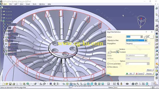 CATIA V5基础建模技术训练视频教程 PLURALSIGHT CATIA V5 ESSENTIALS REVOLVE AND的图片3