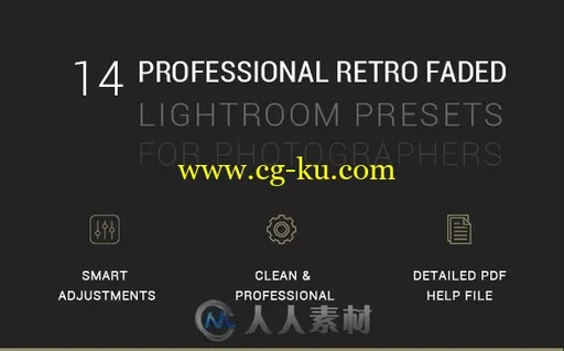 14款专业复古褪色Lightroom预设的图片1