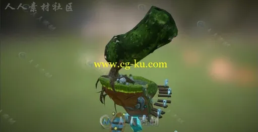 15个精美的卡通游戏场景3D模型的图片1