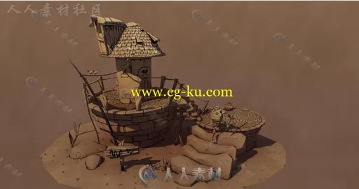 15个精美的卡通游戏场景3D模型的图片9
