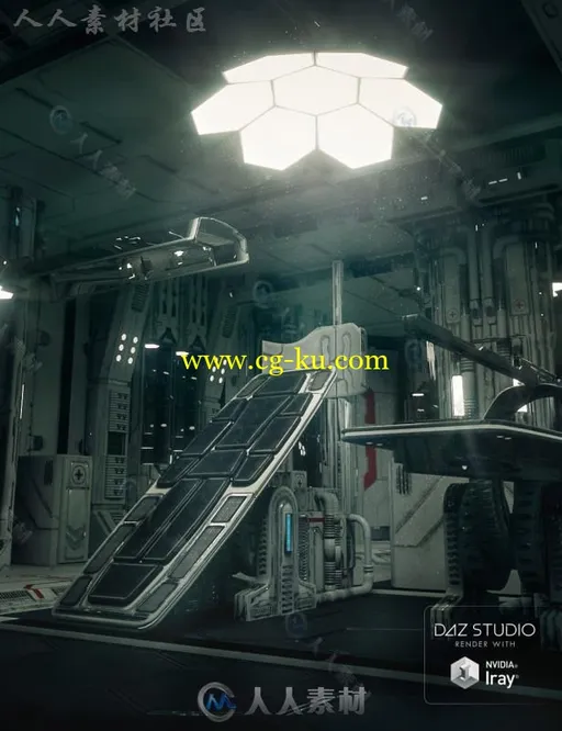 未来科幻医疗室场景环境3D模型合辑的图片12