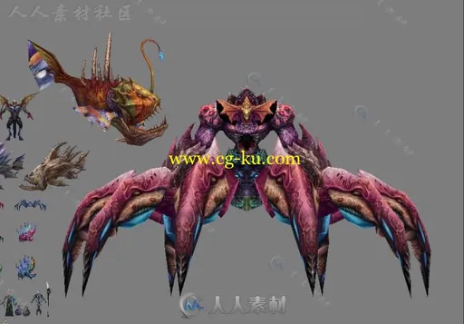 完美世界《人鱼传说》合集3D模型的图片1