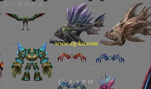 完美世界《人鱼传说》合集3D模型的图片6