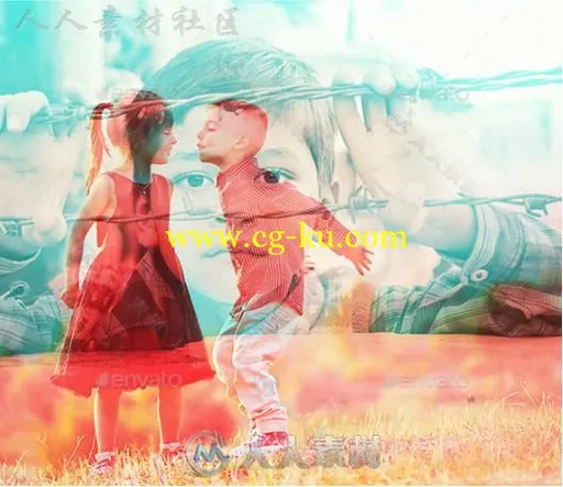 美丽双色曝光效果PS动作的图片3