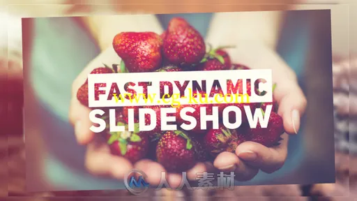 时尚动感美丽食物照片展示幻灯片相册动画AE模板 Videohive Slideshow 19810090的图片1