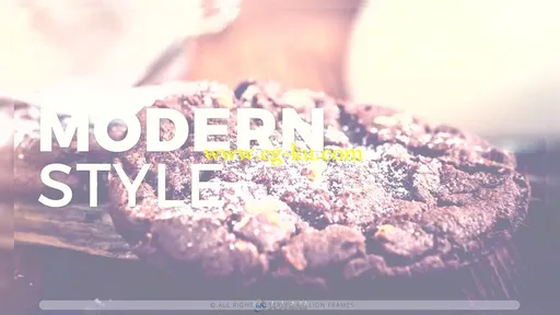 时尚动感美丽食物照片展示幻灯片相册动画AE模板 Videohive Slideshow 19810090的图片2
