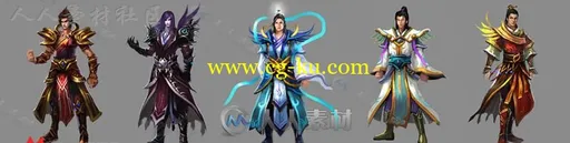 《洪荒神话》全部主角坐骑宠物怪物3D模型的图片3