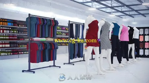 26组高精度超市陈设设施3D模型合辑 CGAXIS VOL.70 SUPERMARKET IV的图片1