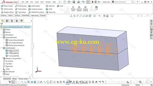 Solidworks中3D打印模型技术视频教程 PLURALSIGHT SOLIDWORKS MOLD TOOLS 3D PRINT的图片6