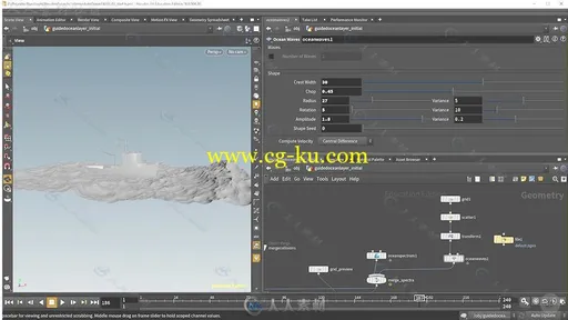 Houdini海洋模拟高级技术训练视频教程 PLURALSIGHT HOUDINI INTERMEDIATE OCEAN FX的图片9