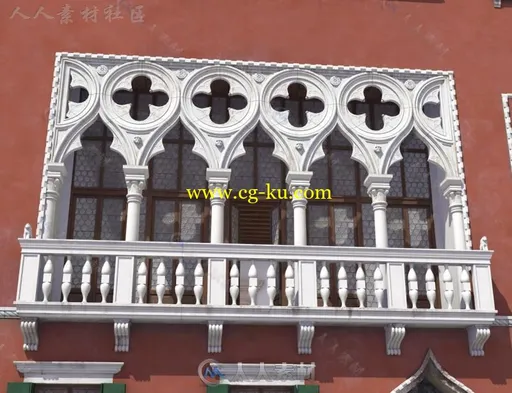 威尼斯文艺复兴时期的哥特式建筑3D模型合辑的图片8