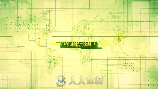 酷炫高科技地图目标点指示视频开场AE模板Videohive Target Map Slideshow 19682的图片2