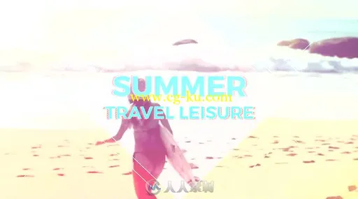 清凉夏季美丽优雅梦幻旅游幻灯片相册动画AE模板 Videohive Summer 17663950的图片3
