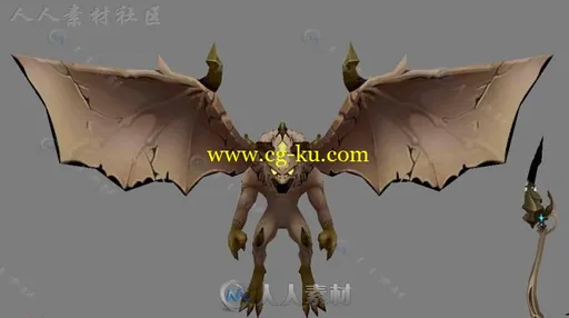一套Q版手游角色人物3D模型的图片2