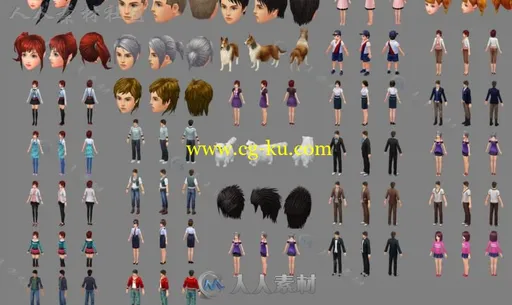 《股市大亨》全套角色宠物交通工具3D模型的图片4