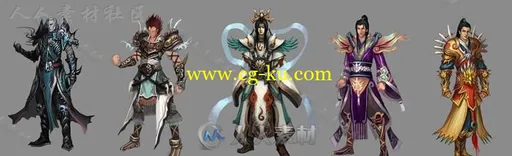 《洪荒神话》主角坐骑宠物和怪物3D模型的图片2