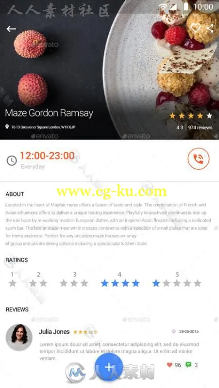 时尚独特的手机应用程序UI工具包PSD模版的图片1