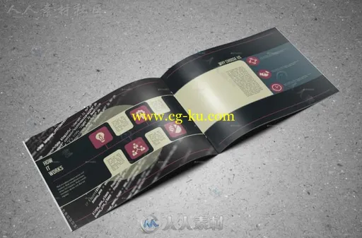 现代时尚景观手册indesign排版模板的图片3
