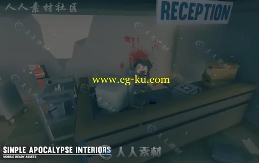 简单巨大的卡通资源包室内道具3D模型Unity游戏素材资源的图片1