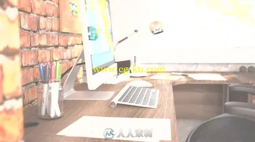 创意现代企业办公桌展示幻灯片产品宣传AE模板 Videohive Creative Desk 11553474的图片2