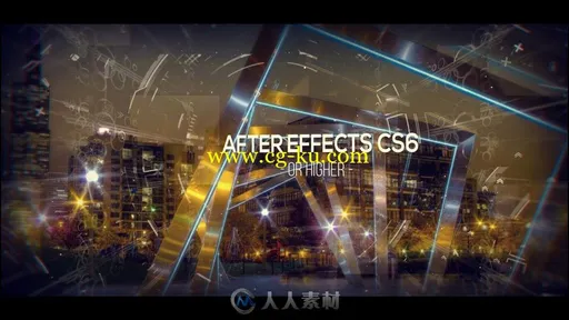 超酷抽象视差照片展示幻灯片影视片头AE模板Videohive Abstract Cinematic Paralla的图片1