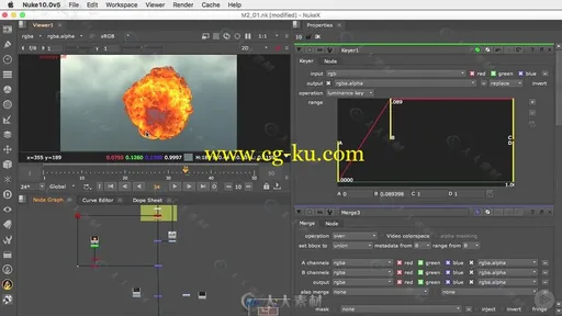 Nuke战斗机爆炸特效技术实例训练视频教程 Pluralsight NUKE’s Deep Compositing P的图片1