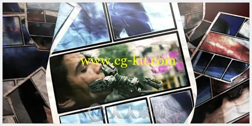 史诗炫酷漫画效果影视片头视频包装AE模板 Videohive Comics Forever 7303347的图片1