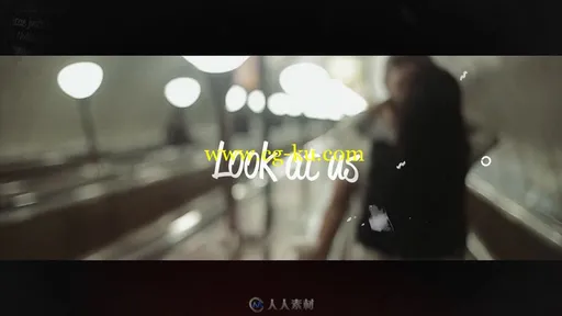 创意爱恋文字歌词排版展示幻灯片AE模板 Videohive Lyrics Template 17812872的图片1