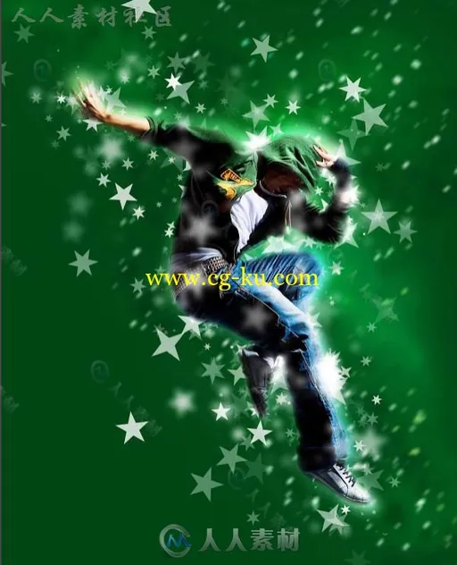 超酷梦幻美丽明星艺术特效PS动作的图片2