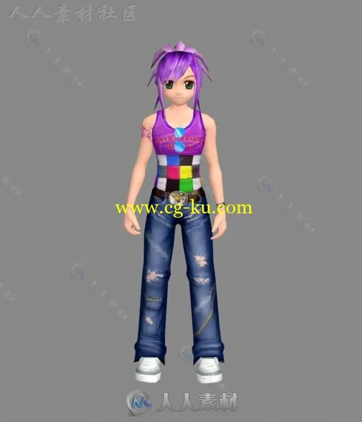 【劲舞团】全套人物3D模型的图片1